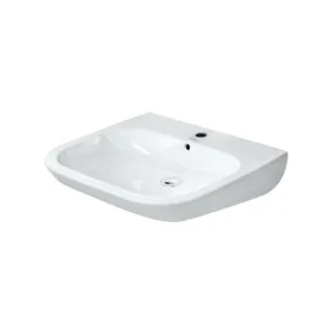 Duravit lavabo D-code pmr avec trop-plein blanc