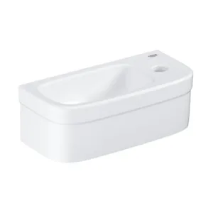 Grohe lave - main bau grohe 18x37cm + trou robinet blanc