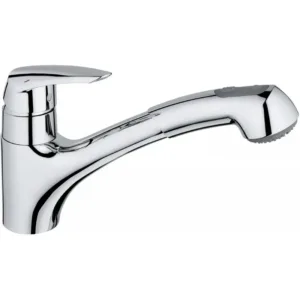 Grohe mitigeur cuisine EURODISC FG douchette à main extractible 2 jets - chromé