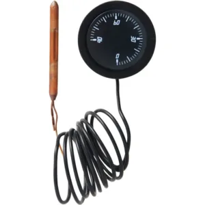 Euro-Index thermostat de réglage 711 + bouton + rosace 1500 mm