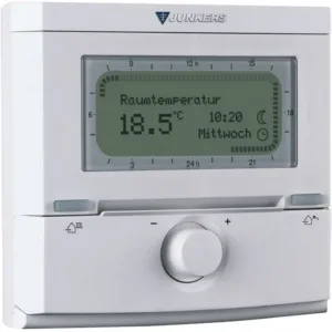 Junkers thermostat d'ambiance numérique FR120 programmation hebdomadaire