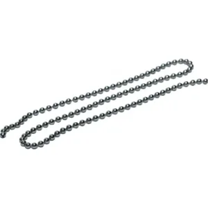 Chaine perlée 45cm + 2attaches
