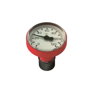 Giacomini thermomètre pour vanne à sertir rouge