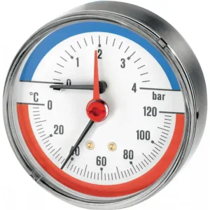 Watts thermomètre - manomètre + serrure TMA x 4.1/2 "