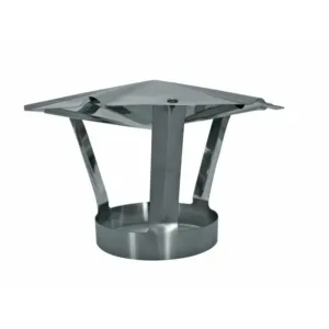 Isoleco capuchon pare-pluie inox sp 80 mm