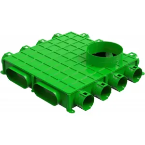 Duco caisson de distribution conduits flexible sol 12 x 63 ducoflex d180
