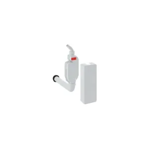 Geberit siphon machine à laver + cache PP 40 mm blanc
