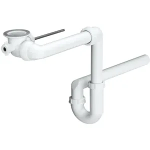Viega siphon gain de place excentrique 5 / 4" - 32 mm blanc
