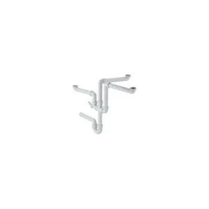 Geberit siphon évier 6 / 4" - 40 mm 3 cuves