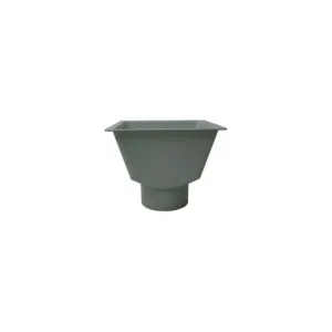 Nicoll siphon entonnoir chambre de visite gris 30 x 30cm