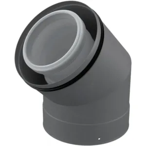 Ubbink PP / galvanisé coude 45° concentrique dn125 / 200