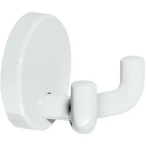 Hewi porte-manteau double 801 blanc 40 x 31 mm