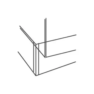 Plinthe vinyl dedecker studio longueur 240 h15 blanc