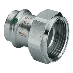 Viega demi raccord 3/4 " F - 15 mm sanpress inox