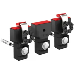 Mepa fixation murale pour bain 3 pièces