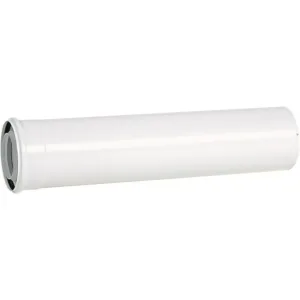 Ubbink rolux tube concentrique 100 / 150 mm 500 mm métal / pp