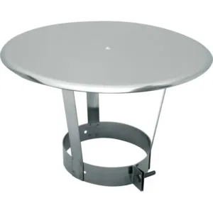 Poujoulat inox chapeau pare-pluie rvs / inox pour copro - flex 130