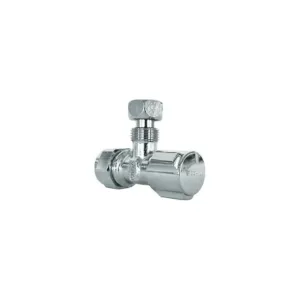 Schell robinet d'arrêt équerre bicône 15 mm x3/8 f - chrome