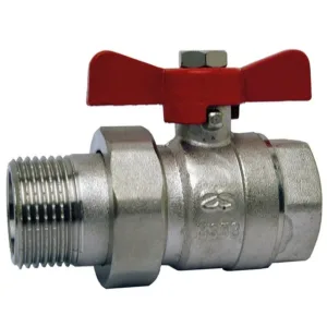 SAS robinet à bille raccord 2 pièces 4/4 " MF
