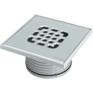 Viega réhausse + grille 15 x 15 cm
