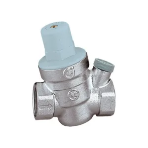 Caleffi régulateur de pression eau + raccord manomètre 1/2 " - chromé 1 - 6 bar