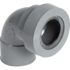 Nicoll pvc coude + joint FF 90° 32 mm - 32 mm