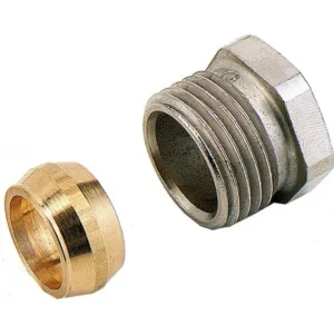 Comap set raccord à compression pour vannes 1/2 " m - 15 mm