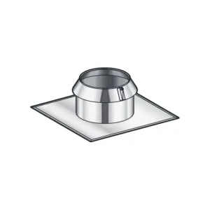 Poujoulat solin therm-inox toiture plate 150 mm