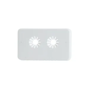 Giacomini rosace double 15 - 16 mm blanche 38 mm