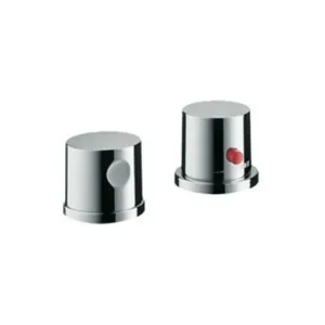 Hansgrohe set de finition mélangeur 2 trous uno pour montage sur gorge - chrome