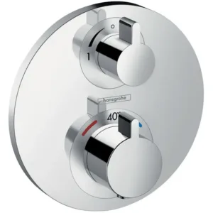 Hansgrohe set de finition thermostatique + inverseur ecostat s - chrome
