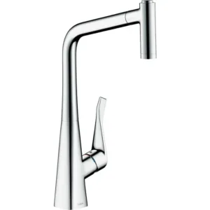 Hansgrohe mitigeur cuisine metris douchette à main extractible 2 jets - chrome