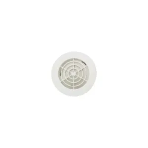 Nicoll grille ronde pour tube pvc 160 mm blanche + moustiquaire