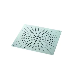 Dexxo Caniveau de sol Sterput Circles inox dimensions 100 mm x 100 mm