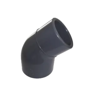 Coude PVC Pool réduit PN16 Ø 63 F X 50 M 45° SD