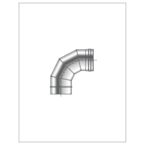 Coude 90° ø 80 inox