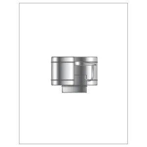 Chapeau horizontal ø 80 inox