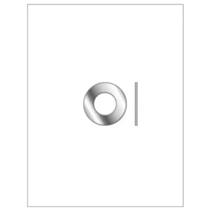 Rosace ø 80 inox