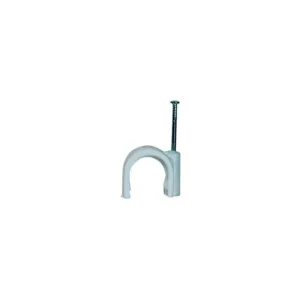 Elettrocanali attache à clouer Ø 8 gris 50pcs