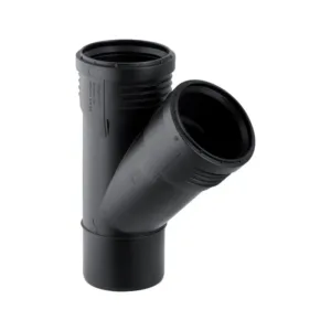 Geberit Silent PP Té réduit 45° Ø 90/50