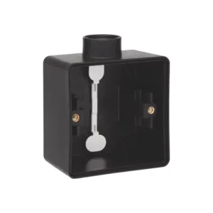 Niko hydro boite simple saillie 1 entrée noir