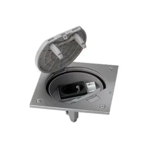 Simon prise de sol inox 2P+T / 1RJ45 IP66