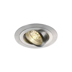 Spot IP20 grand rond dirigeable nickel-satin