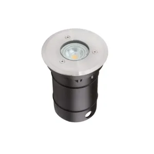 Spot IP65 extérieur à encastrer inox rond