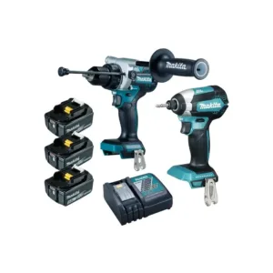 Makita kit 2 machines + 3 batteries + 1 chargeur