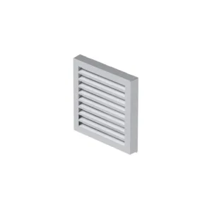 Zehnder Comfoedge grille murale inox ø160 280x280mm