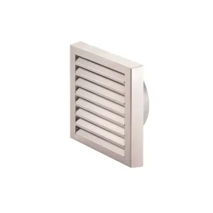 Zehnder Comfoedge grille murale inox ø200 330x330mm
