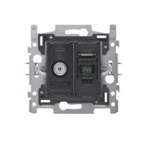 Niko prise coax + rj45 utp cat6 nue