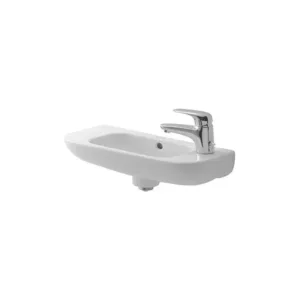 Duravit, lave-mains D-code 50 - 22cm trou robinet droite blanc