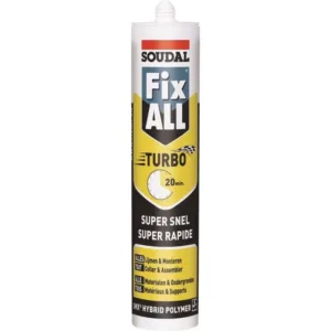 Soudal fix all turbo blanc